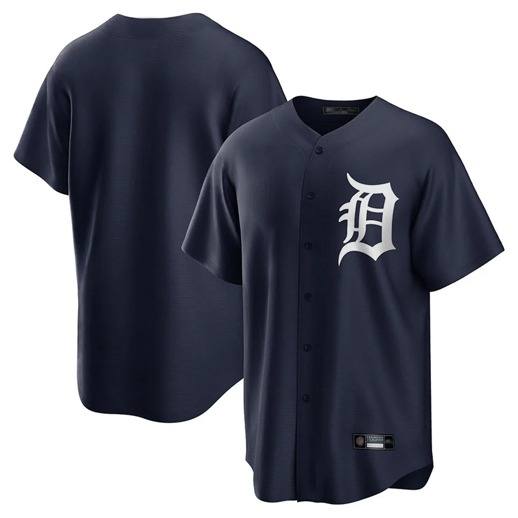 Yuxns D.Tigers ## Tigers Blank Player Navy Game Home Stitched Jerseys