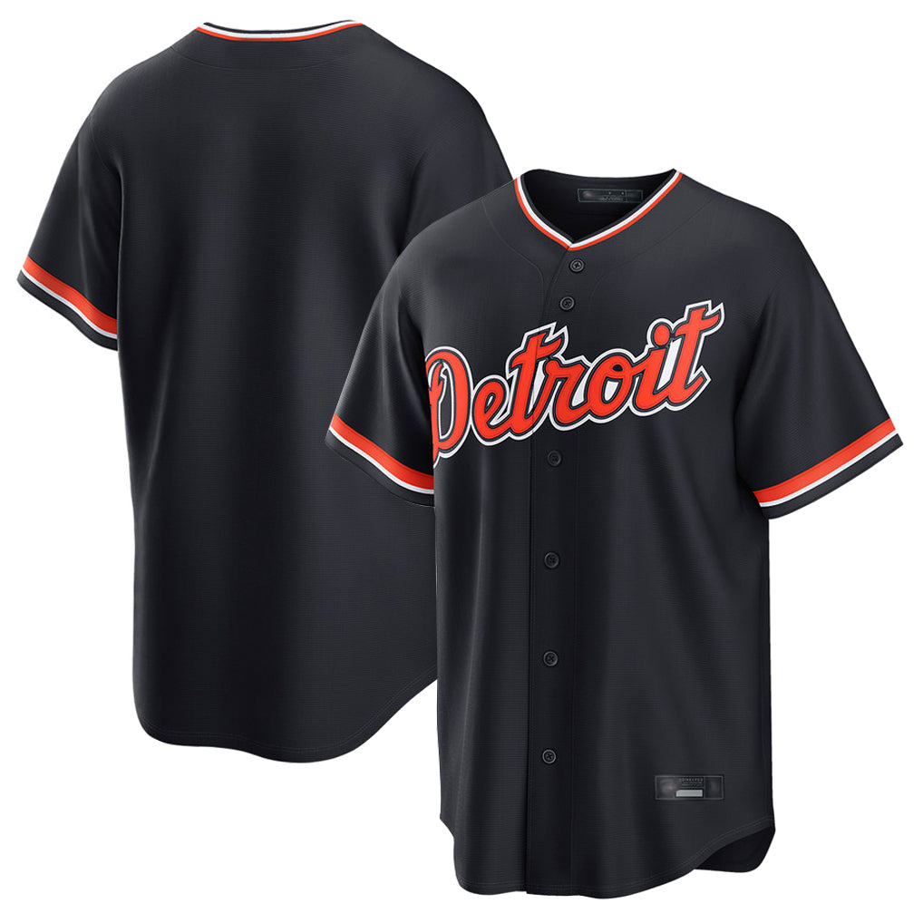 Yuxns D.Tigers ## Tigers Blank Player Navy Home Game Stitched Jerseys