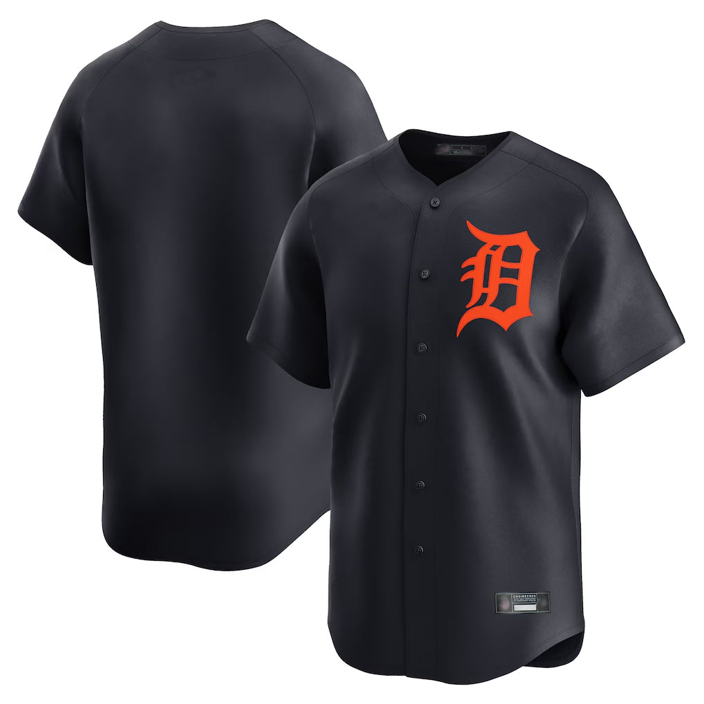 Yuxns D.Tigers ## Tigers Blank Player Navy Home Limited Stitched Jerseys