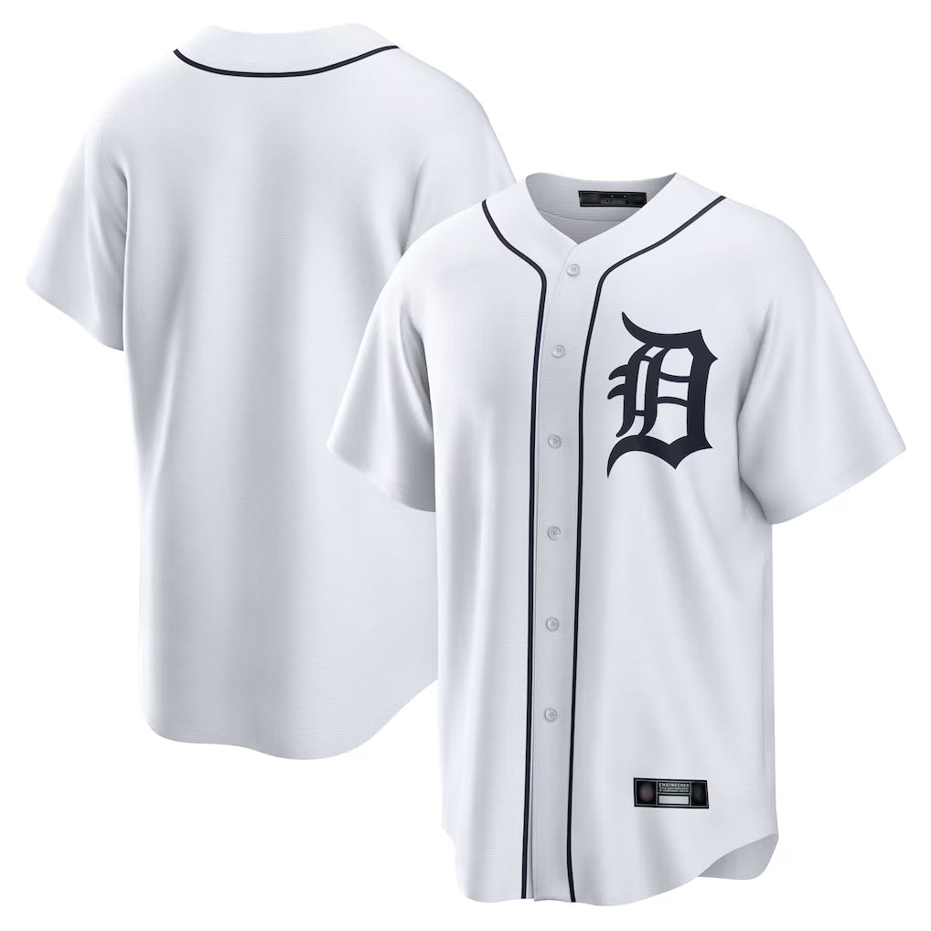 Yuxns D.Tigers ## Tigers Blank Player White Home Game Stitched Jerseys