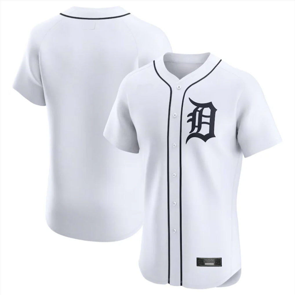 Yuxns D.Tigers ## Tigers Blank Player White Limited Elite Home Stitched Jerseys