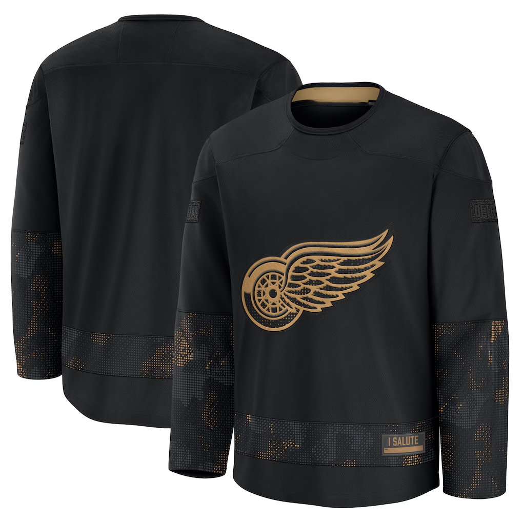 Yuxns DR.Wings Black 2024 Military Appreciation Practice Jersey