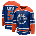 Yuxns E.Oilers #5 Connor Murphy Royal Home Breakaway Jerseys