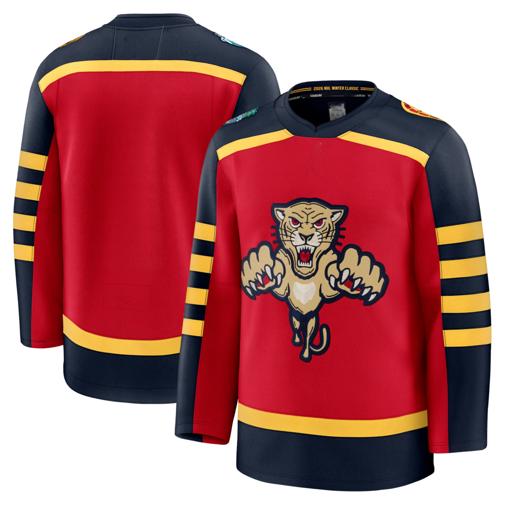 Yuxns F.Panthers Red 2026 Winter Classic Premium Jerseys