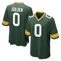 Yuxns GB.Packers #0 Matthew Golden Player Green Home Game Stitched Jerseys