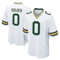 Yuxns GB.Packers #0 Matthew Golden Player White Home Game Stitched Jerseys