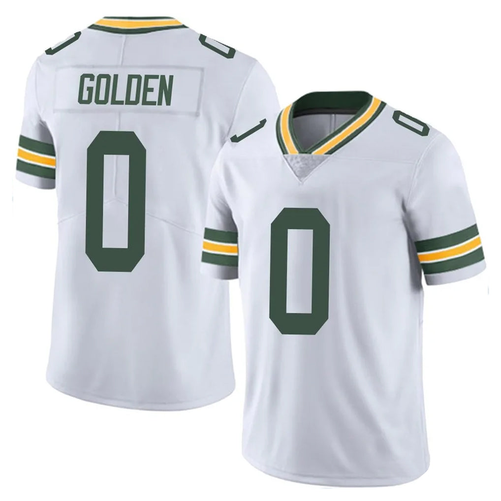 Yuxns GB.Packers #0 Matthew Golden Player White Vapor Untouchable Limited Home Game Stitched Jerseys