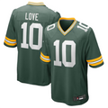 Yuxns GB.Packers #10 Jordan Love Player Green Game Stitched Jerseys