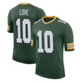 Yuxns GB.Packers #10 Jordan Love Player Green Limited Classic Home Game Stitched Jerseys
