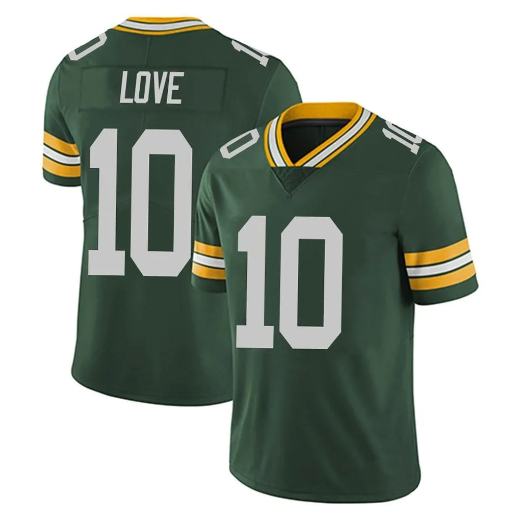 Yuxns GB.Packers #10 Jordan Love Player Green Vapor Untouchable Limited Home Game Stitched Jerseys