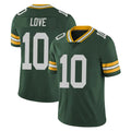 Yuxns GB.Packers #10 Jordan Love Player Green Vapor Untouchable Limited Home Game Stitched Jerseys