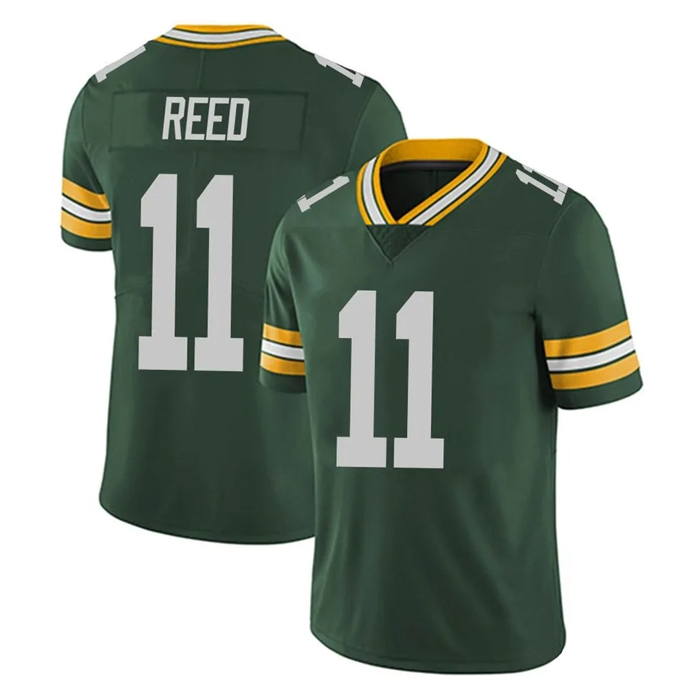 Yuxns GB.Packers #11 Jayden Reed Player Green Vapor Untouchable Limited Home Game Stitched Jerseys
