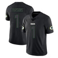 Yuxns GB.Packers #1 Micah Parsons Player Black Impact Limited Home Game Stitched Jerseys