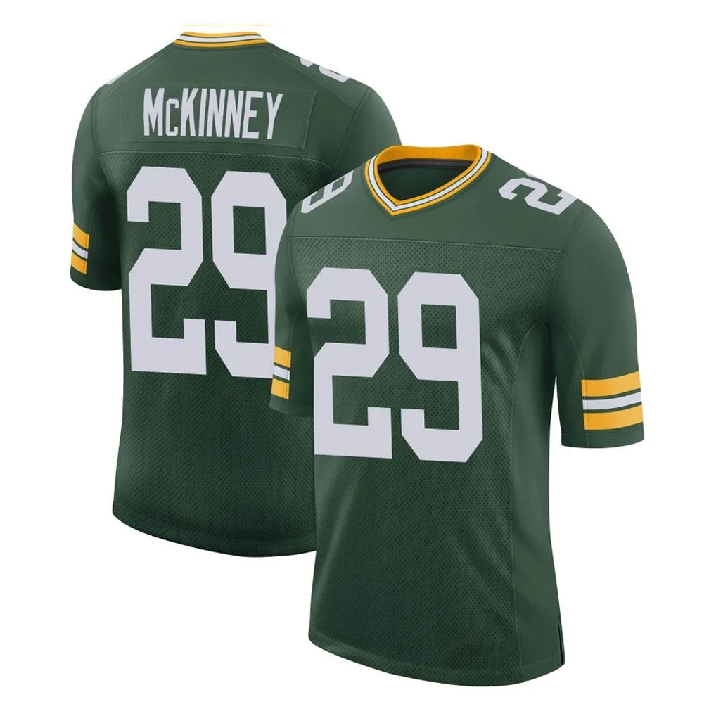 Yuxns GB.Packers #29 Xavier McKinney Player Green Limited Classic Home Game Stitched Jerseys