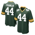 Yuxns GB.Packers #44 Zaire Franklin Player Green Home Game Stitched Jerseys