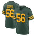Yuxns GB.Packers #56 Edgerrin Cooper Player Green Alternate Home Game Stitched Jerseys