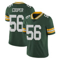 Yuxns GB.Packers #56 Edgerrin Cooper Player Green Vapor Untouchable Limited Home Game Stitched Jerseys