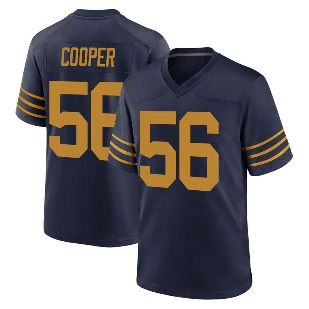 Yuxns GB.Packers #56 Edgerrin Cooper Player Navy The 1923 Classic Home Game Stitched Jerseys