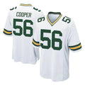 Yuxns GB.Packers #56 Edgerrin Cooper Player White Home Game Stitched Jerseys