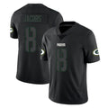 Yuxns GB.Packers #8 Josh Jacobs Player Black Impact Limited Home Game Stitched Jerseys