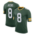 Yuxns GB.Packers #8 Josh Jacobs Player Green Limited Classic Home Game Stitched Jerseys