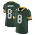 Yuxns GB.Packers #8 Josh Jacobs Player Green Vapor Untouchable Limited Home Game Stitched Jerseys