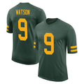 Yuxns GB.Packers #9 Christian Watson Player Green Alternate Vapor Home Game Stitched Jerseys
