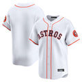 Yuxns H.Astros White Home Limited Blank Player Stitched Jerseys