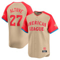 Yuxns H.Astros #27 Jose Altuve Player Cream American League All-Star Game Limited Stitched Jerseys