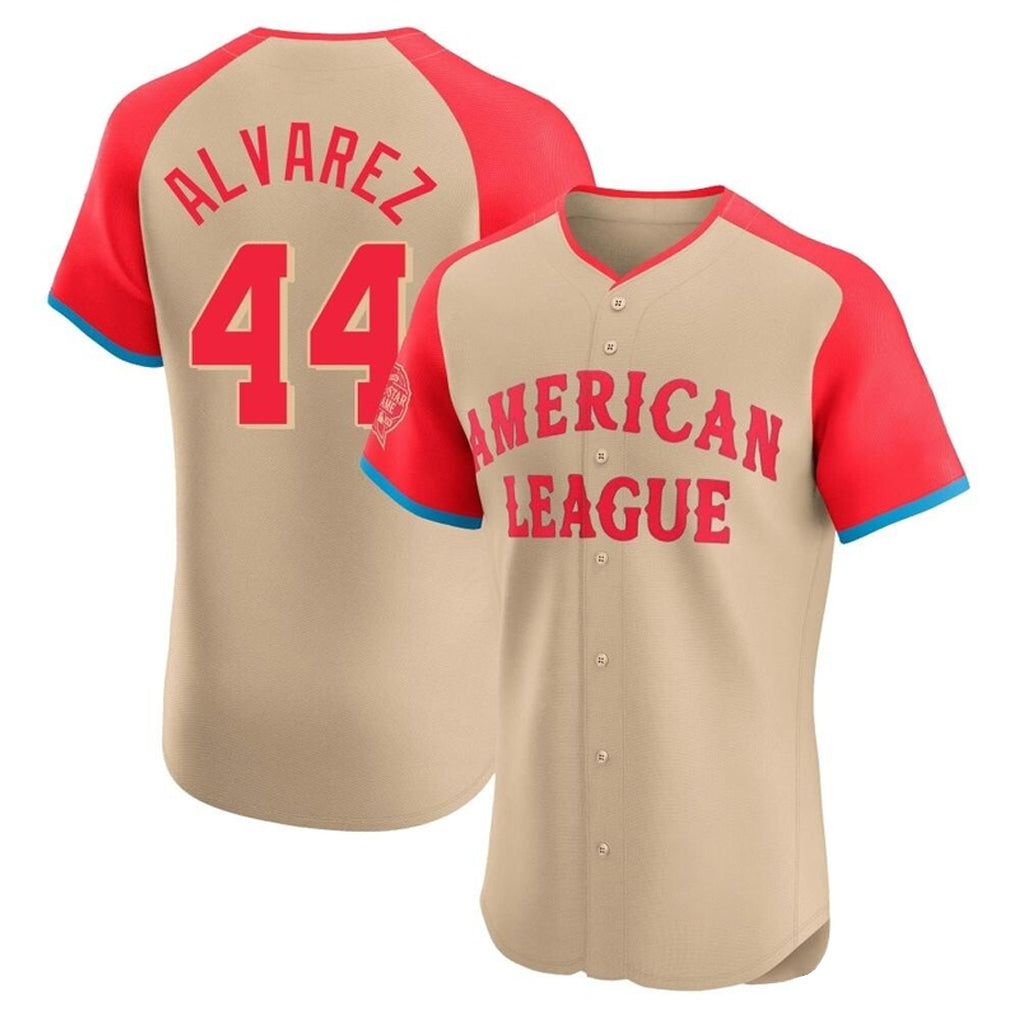 Yuxns H.Astros #44 Yordan Alvarez Player Cream American League All-Star Limited Elite Home Stitched Jerseys