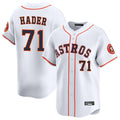 Yuxns H.Astros #71 Josh Hader Player White Home Limited Stitched Jerseys