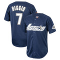 Yuxns H.Astros #7 Craig Biggio Player Navy Mitchell & Ness Cooperstown Collection 1994 Limited Stitched Jerseys