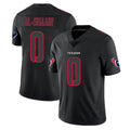 Yuxns H.Texans #0 Azeez Al-Shaair Player Black Impact Limited Game Stitched Jerseys