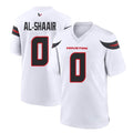 Yuxns H.Texans #0 Azeez Al-Shaair Player White Home Game Stitched Jerseys