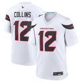 Yuxns H.Texans #12 Nico Collins Player White Game Stitched Jerseys