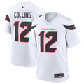 Yuxns H.Texans #12 Nico Collins White Player Game Jersey American Stitched Jerseys