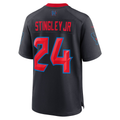 Yuxns H.Texans #24 Derek Stingley Jr. Navy 2nd Alternate Game Stitched Jerseys