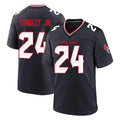 Yuxns H.Texans #24 Derek Stingley Jr. Player Navy Team Home Game Stitched Jerseys