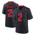 Yuxns H.Texans #2 Calen Bullock Player Navy 2nd Alternate Home Game Stitched Jerseys