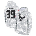 Yuxns H.Texans #39 Henry To'oTo'o Player Arctic Camo Salute to Service Hoodies Limited Game Stitched Jerseys