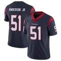 Yuxns H.Texans #51 Will Anderson Jr. Player Navy Limited Vapor Untouchable Home Game Stitched Jerseys