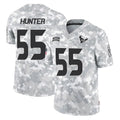 Yuxns H.Texans #55 Danielle Hunter Player Arctic Camo Salute To Service Limited Game Stitched Jerseys