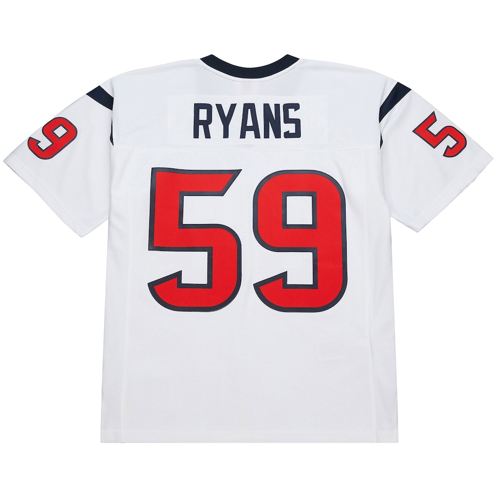 Yuxns H.Texans #59 DeMeco Ryans Mitchell & Ness White 2006 Legacy Replica Jersey Stitched Puhic