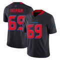 Yuxns H.Texans #69 Ed Ingram Player Navy Limited 2nd Alternate Vapor F.U.S.E. Home Game Stitched Jerseys