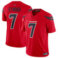 Yuxns H.Texans #7 C.J.Stroud Player Red Alternate Vapor F.U.S.E. Limited Stitched Jerseys