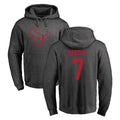 Yuxns H.Texans #7 CJ Stroud Player Gray Pro Line Pullover Hoodie Limited Game Stitched Jerseys