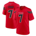 Yuxns H.Texans #7 CJ Stroud Player Red Alternate Home Game Stitched Jerseys