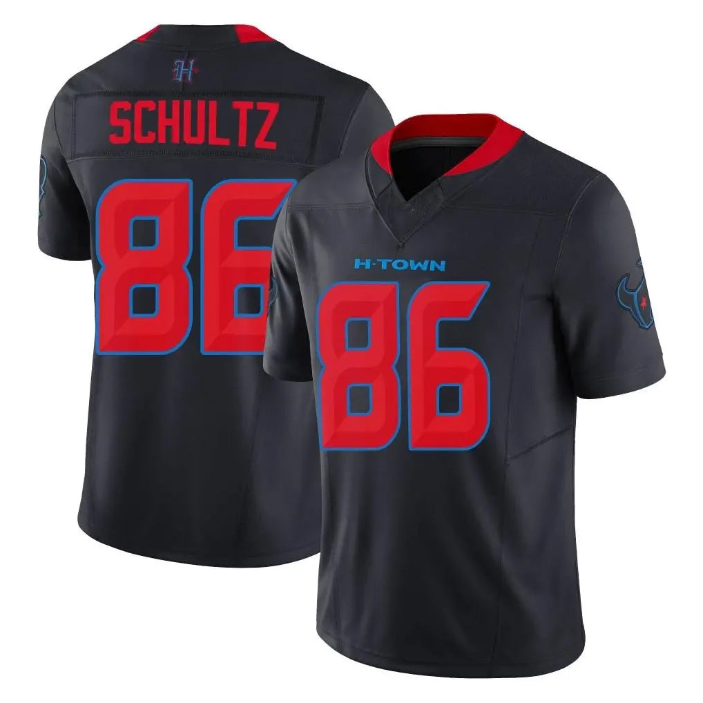 Yuxns H.Texans #86 Dalton Schultz Player Navy Limited 2nd Alternate Vapor F.U.S.E. Home Game Stitched Jerseys