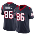 Yuxns H.Texans #86 Dalton Schultz Player Navy Limited Vapor F.U.S.E. Home Game Stitched Jerseys