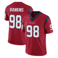 Yuxns H.Texans #98 Sheldon Rankins Player Red Limited Vapor Untouchable Home Game Stitched Jerseys